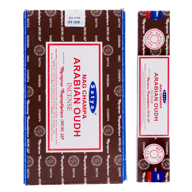 Indické vonné tyčinky Satya PK Arabian Oudh 15 g)